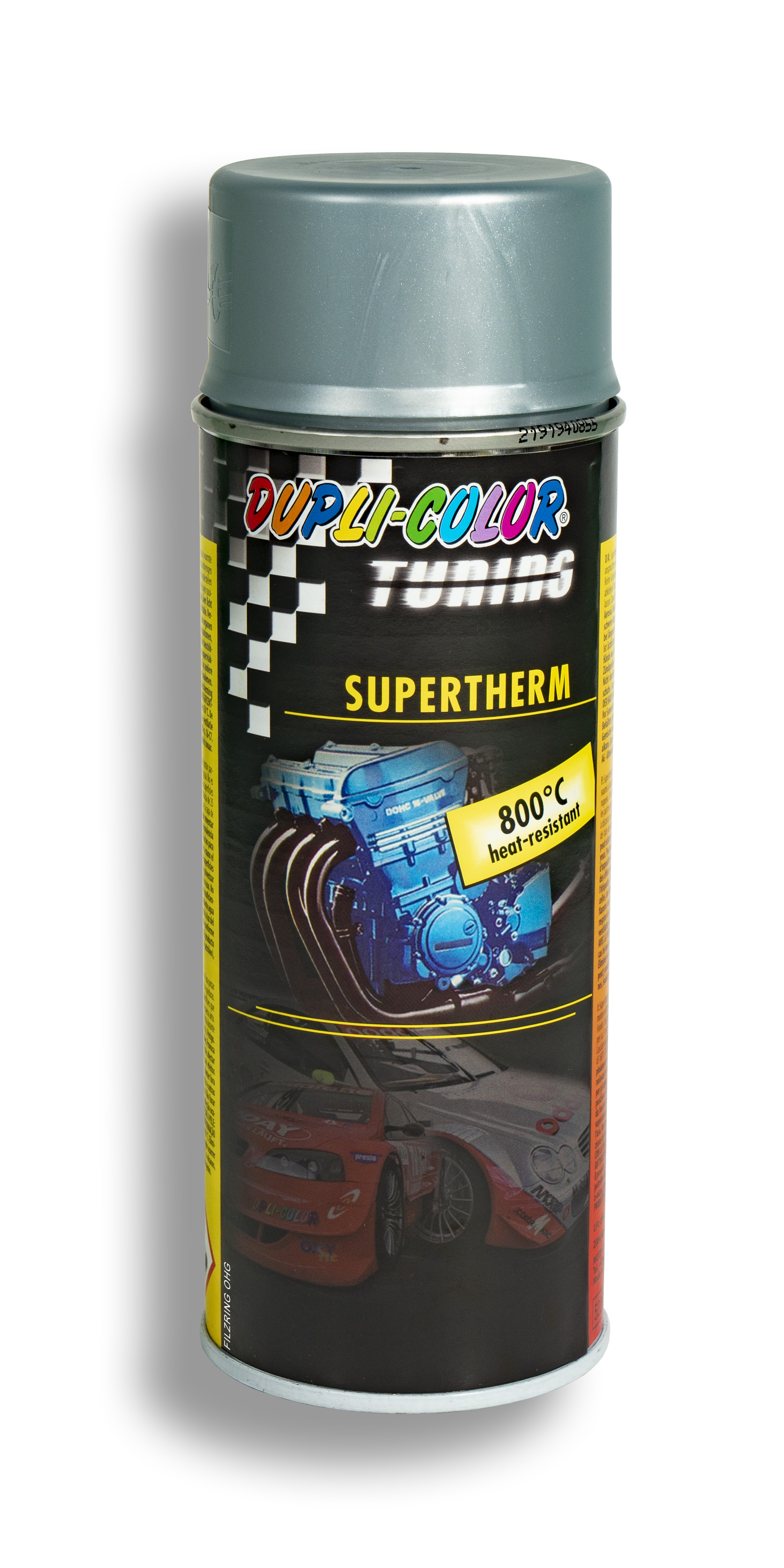 Supertherm silver 800C 400 ml Spray Sprühlack Lacke Alle